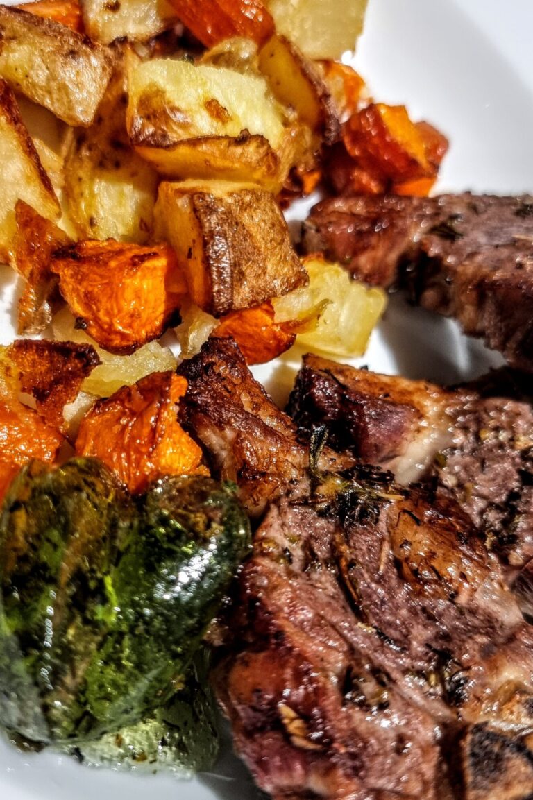 Frozen Lamb Chop Recipe with Potatoes and Carrots