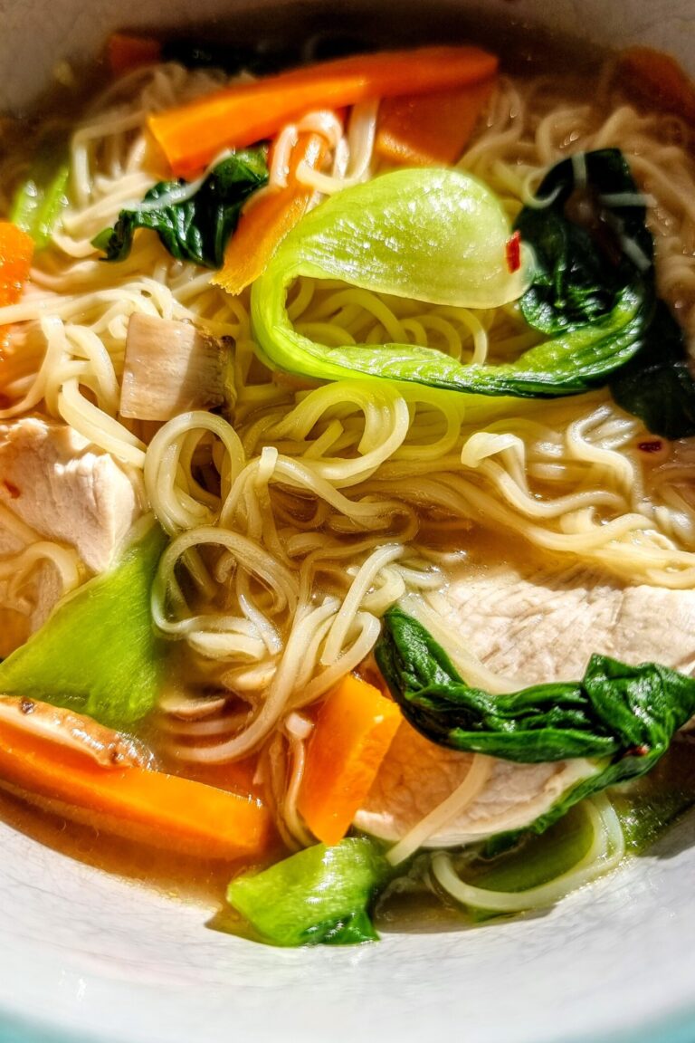 Easy Chicken Ramen Noodle Soup